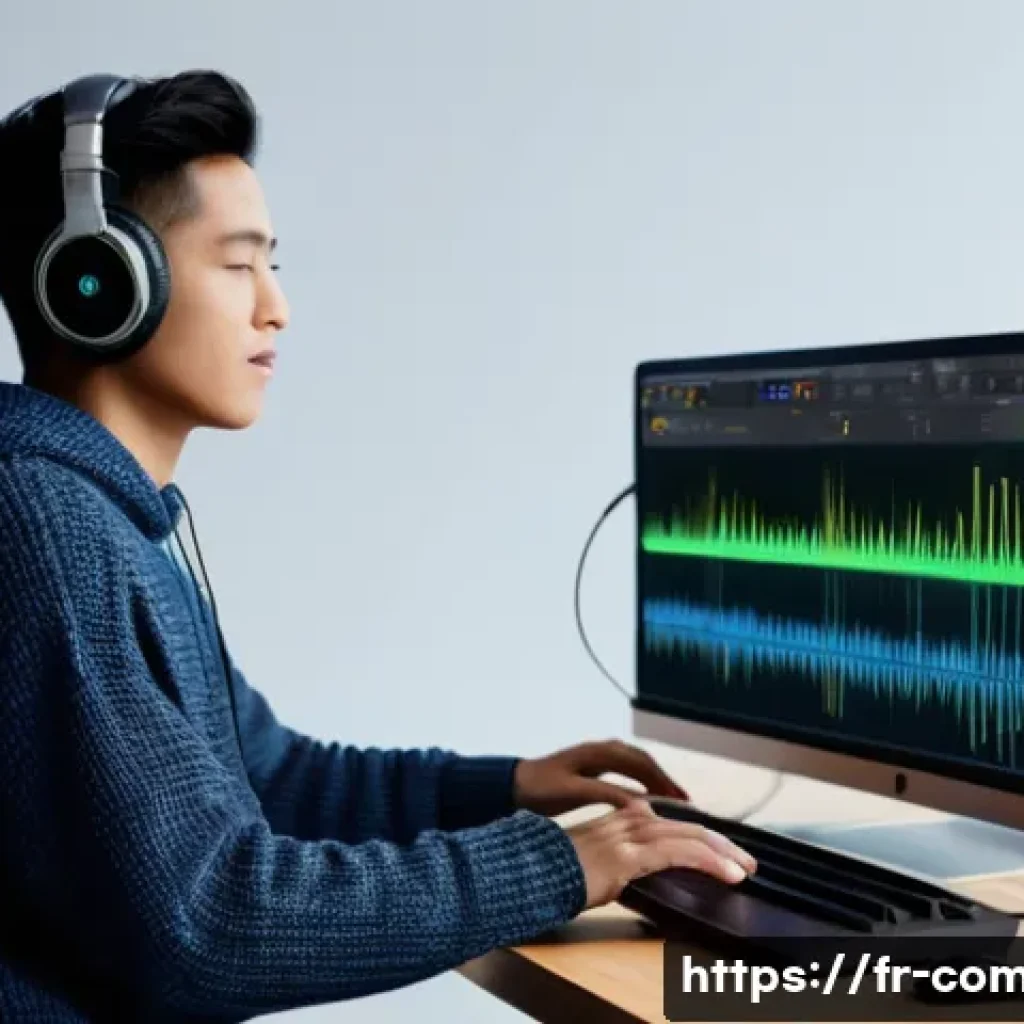 작곡가 업무 사례 분석 - **Prompt:** A diverse, young composer (gender-neutral, perhaps East Asian or Latin American) is inte...