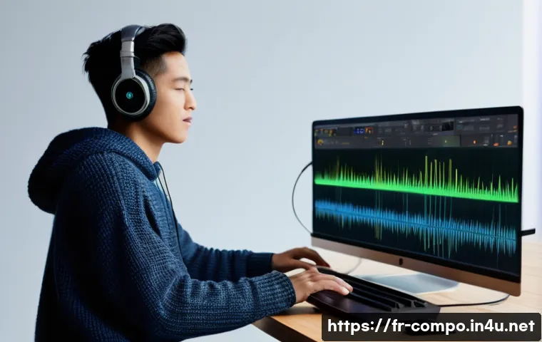 작곡가 업무 사례 분석 - **Prompt:** A diverse, young composer (gender-neutral, perhaps East Asian or Latin American) is inte...